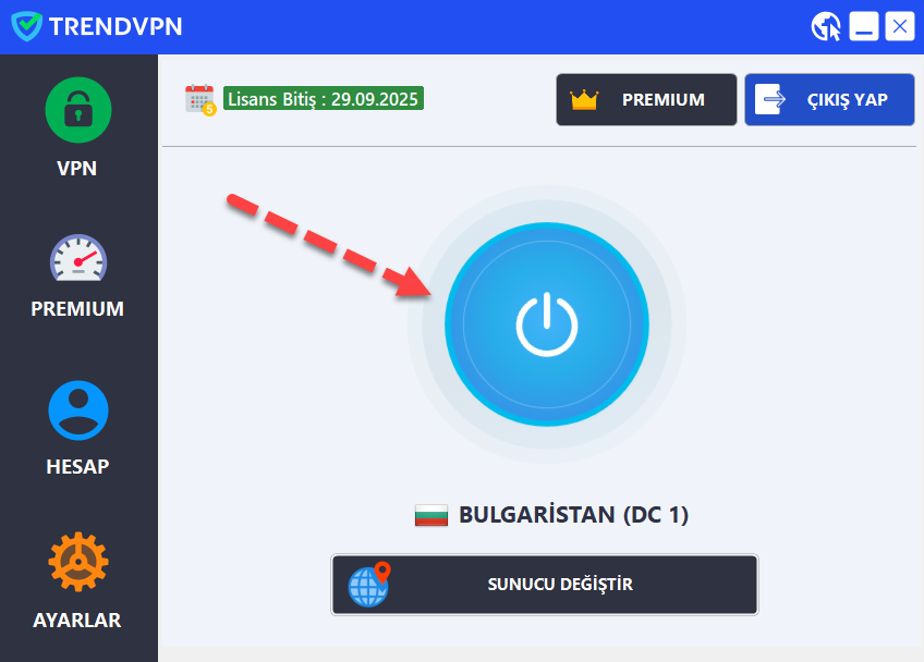 TrendVPN Windows Yazılımı