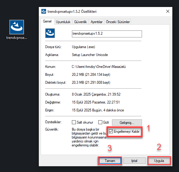 TrendVPN Windows Yazılımı